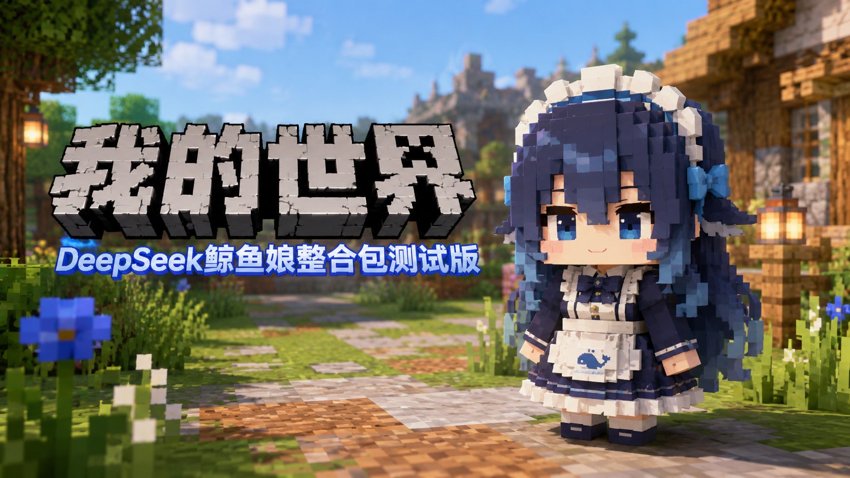 《我的世界》DeepSeek鲸鱼娘Mod整合包-喵沐资源站